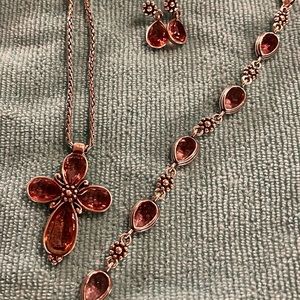 Brighton necklace, bracelet & earrings set